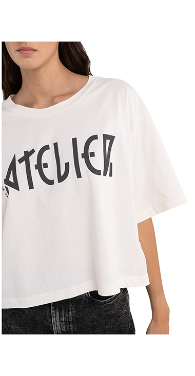 コットンジャージープリントTシャツ 詳細画像